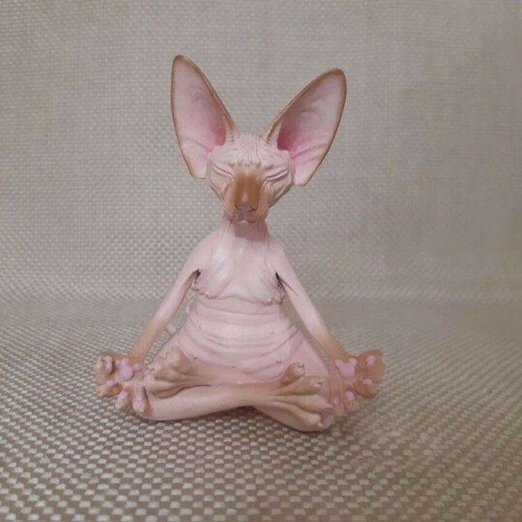 Katzenfigur PVC Sphinx