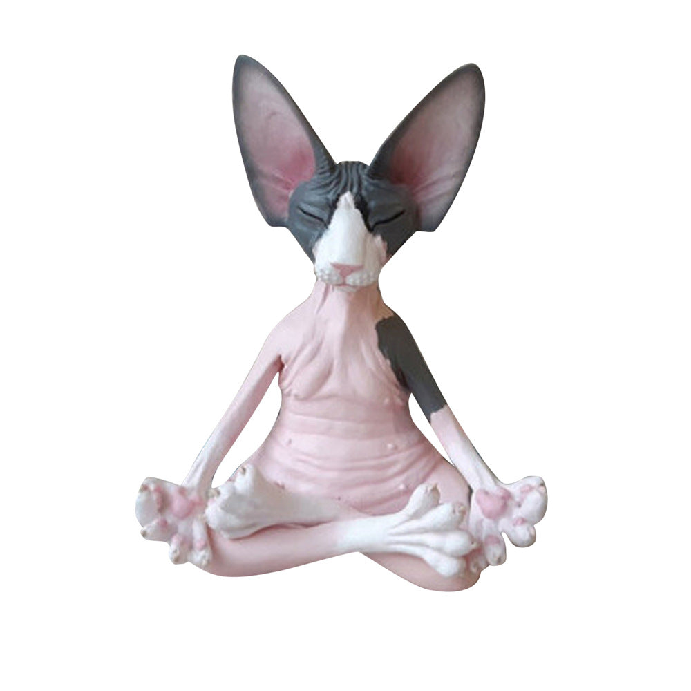 Katzenfigur PVC Sphinx