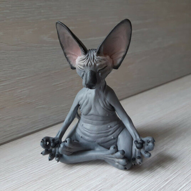 Katzenfigur PVC Sphinx